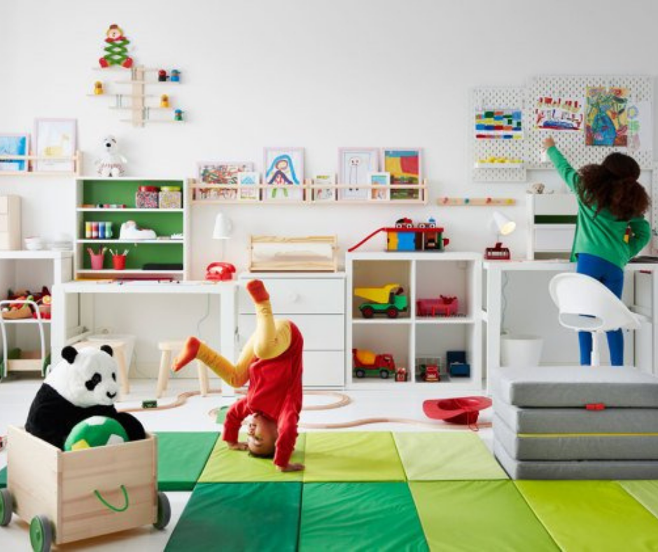 Das Spielzeug Ihres Kindes organisieren - Ein Geschicklichkeitstest